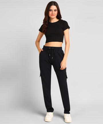 Women's Joggers - Navy Blue